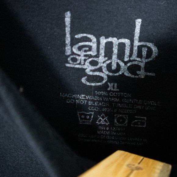 lamb of god 2022 omens band tee - Picture 4 of 7